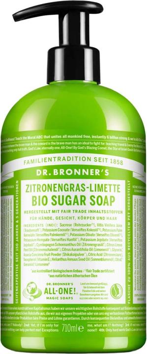 Dr. Bronner's Sugar Soap (Flüssigseife, 710 ml)