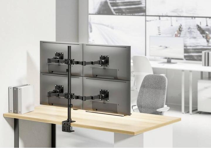 Produktbild SpeaKa Professional SP-MM-541 4fach Monitor-Tischhalterung 43,2 cm (17") - 88,9 (Tisch, 35")