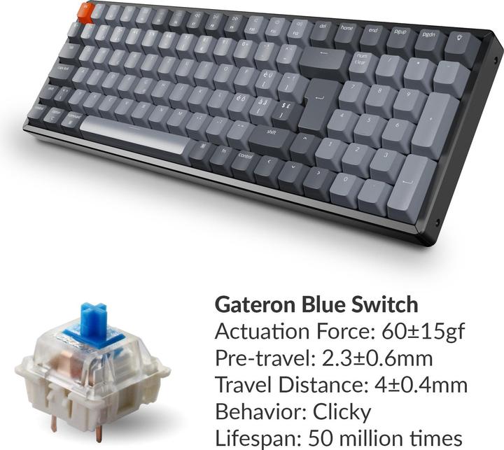 Actual product image Keychron K4 (CH, Wireless, Cable)