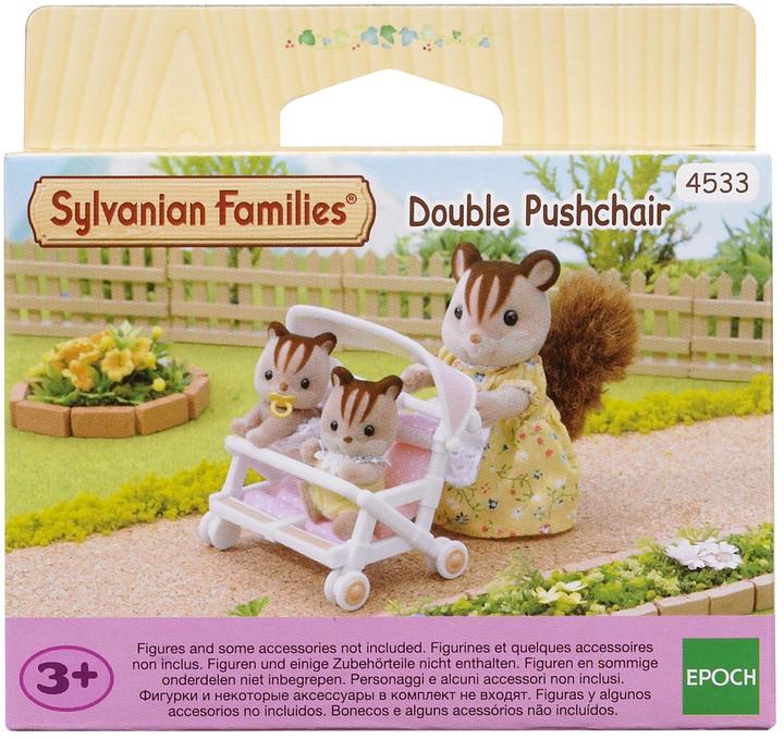 Actual product image Sylvanian Families Twin pushchairs