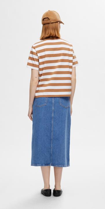 Immagine prodotto Selected Femme Gonna midi di jeans (42)