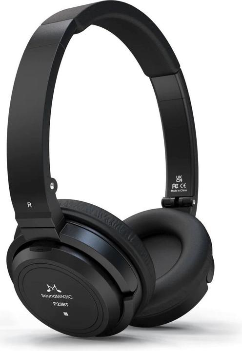 SoundMagic P23BT Black Headphones - Over-Ear Bluetooth Headphones (ANC, 60 h, Wireless)