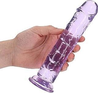 Actual product image RealRock Straight Realistic Dildo with Suction Cup - 8" / 20