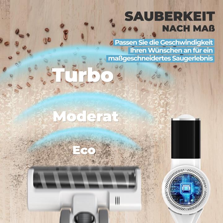 Produktbild KLAMER Akkustaubsauger, 420 Watt, 1 Akku und mit verschiedenen Aufsätzen