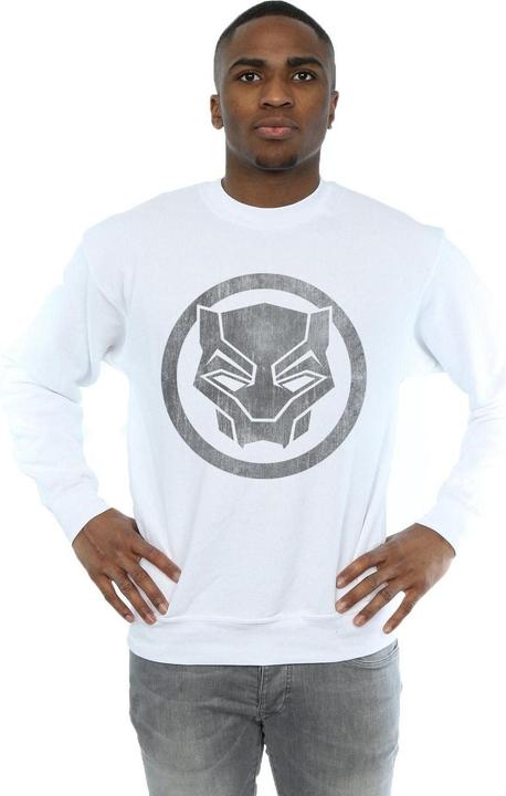 Produktbild Black Panther Distressed Icon Baumwolle Sweatshirt (L)