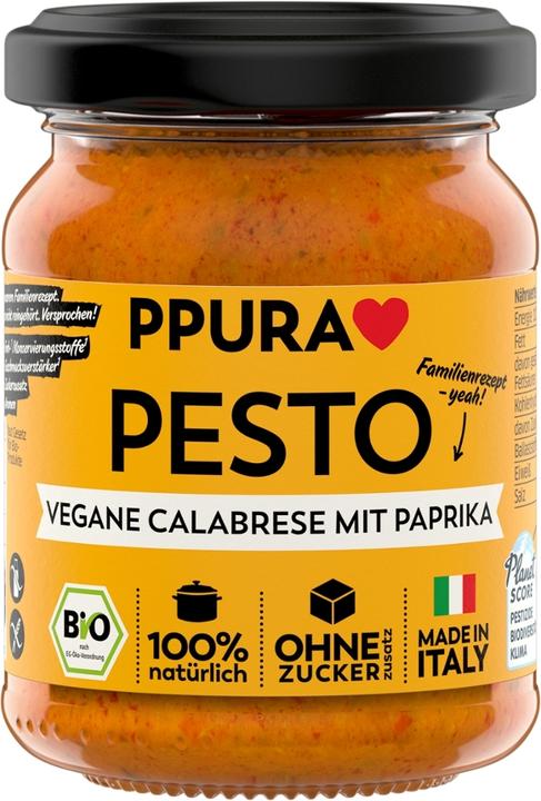 Produktbild Ppura Pesto Calabrese Vegan (120 g)