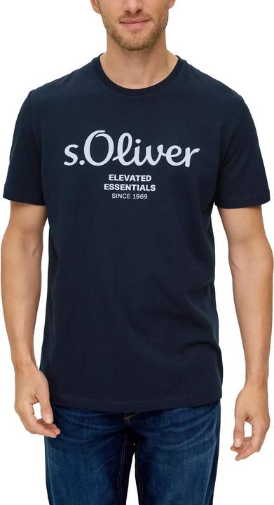 Produktbild S.Oliver T-Shirt Casual Bequem sitzend Logo T-Shirt (3XL)