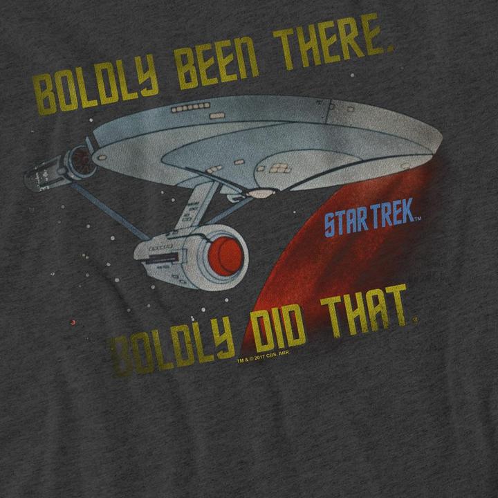 Actual product image Unisex Adult Boldly Did That T-Shirt (L)