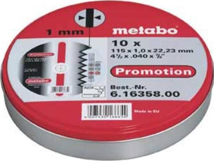Actual product image Metabo Cut-off wheel set