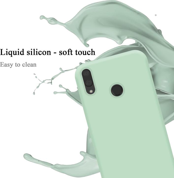 Immagine prodotto Cadorabo Copertura della cassa del silicone liquido TPU (Huawei Y7 Prime (2019), Huawei Y7 (2019))