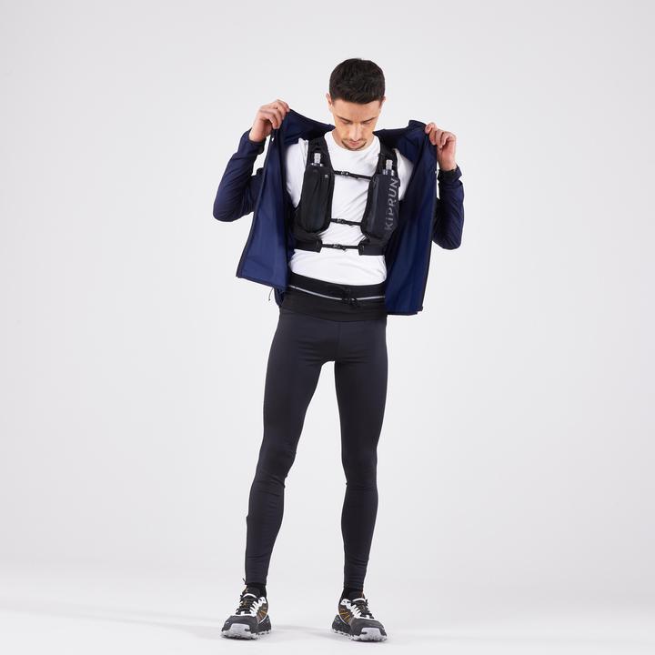 Actual product image Kiprun Running jacket trail running men windproof - Run 900 Wind blue (M)