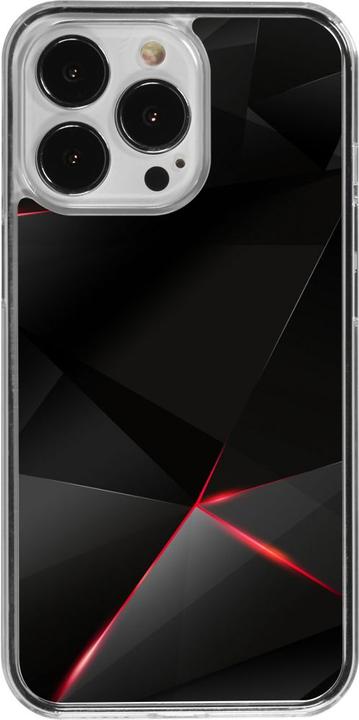 Actual product image PhoneLook Cover transparent Black Red Lines (Apple iPhone 13 Pro)