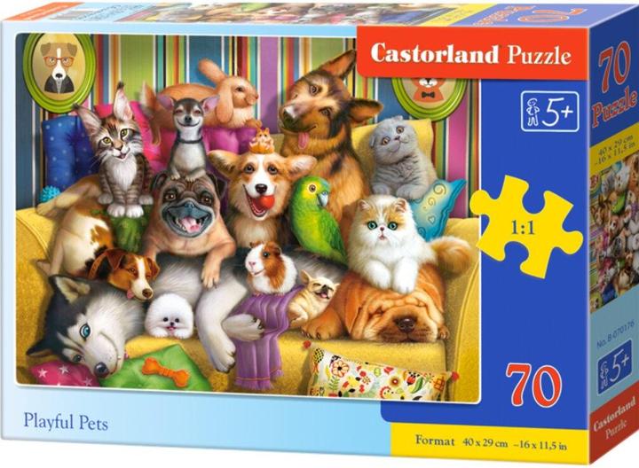 Image du produit Castorland Puzzle Animaux ludiques 70 pièces (70 pièces)