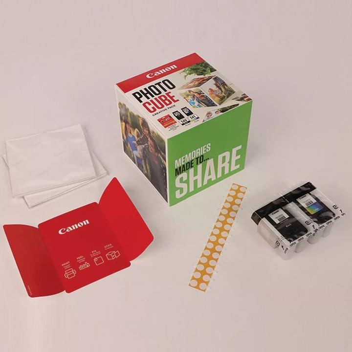 Actual product image Canon Ink/5x5 Phot Paper PP-201 40sheets+BK (M, C, Y, FC)