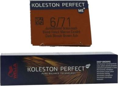 Wella Koleston Perfect Me+ - Deep Browns (6, 71 Dark Blonde Ash Brown)