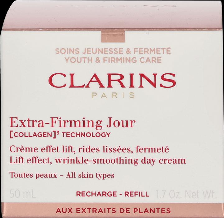 Immagine prodotto Clarins Extra-Firming Jour (COLLAGEN)³ TECHNOLOGY Crème Toutes Peaux Refill (50 ml, Crema da giorno)