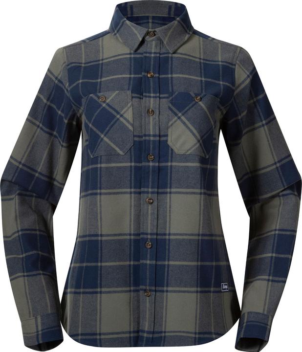 green mud-navy blue check