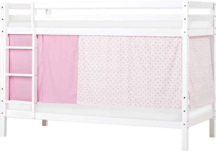 Hoppekids BUNDLE BASIC letto a castello (non divisibile) 90x200cm con tenda Nostalgia e ECO Dream (90 x 200 cm)