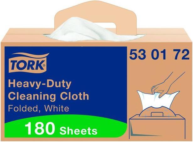 Image du produit Tork HD Cleaning Cloth White 1x200 (200 pcs)