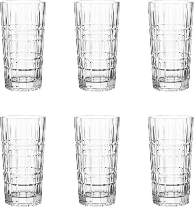 Leonardo Longdrinkglas Spiritii 400 ml, 4 Stück, Transparent (4 dl, 4 x, Longdrinkgläser)