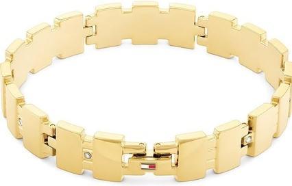 Tommy Hilfiger OkouzlujÃcà pozlacený náramek s krystaly 2780780 (Edelstahl)