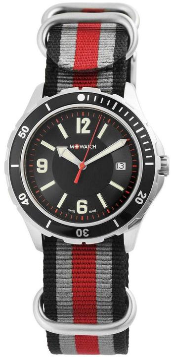 Immagine prodotto M Watch Mondaine Aqua Steel (Orologio da polso analogico, Fatto in Svizzera, 41 mm)