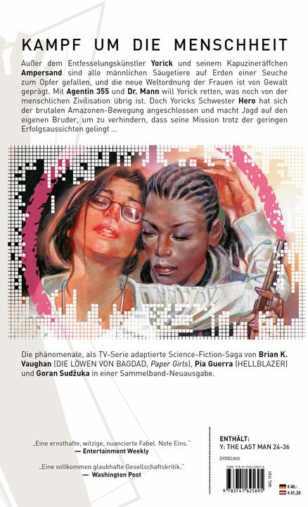 Produktbild Panini Y: The Last Man (Deluxe Edition) (Deutsch, Pia Guerra, Brian K. Vaughan, 2022)