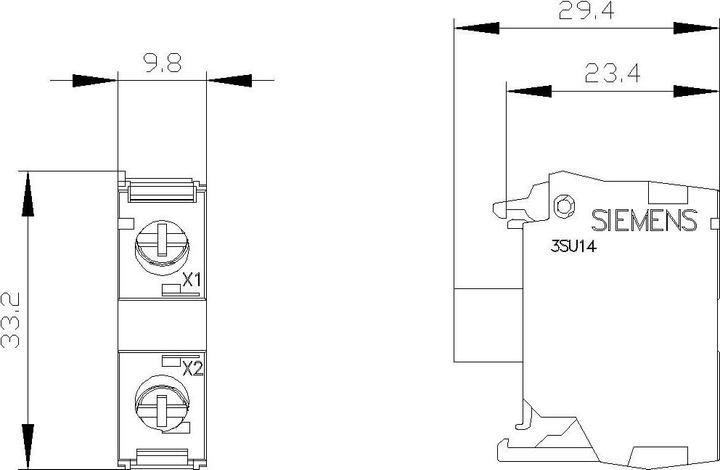 Produktbild Siemens LED module, white, front plate mounting