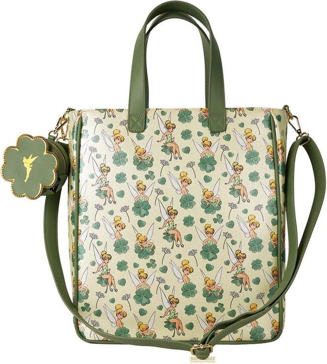Loungefly Disney by Tragetasche mit Geldbeutel Tinker Bell 4-Leaf Clover