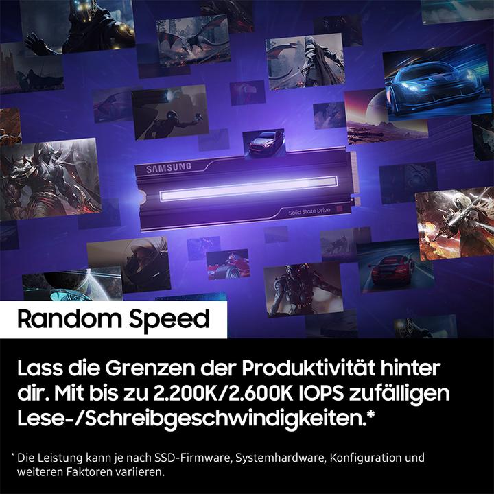 Produktbild Samsung 9100 PRO mit Heatsink (2000 GB, M.2 2280)