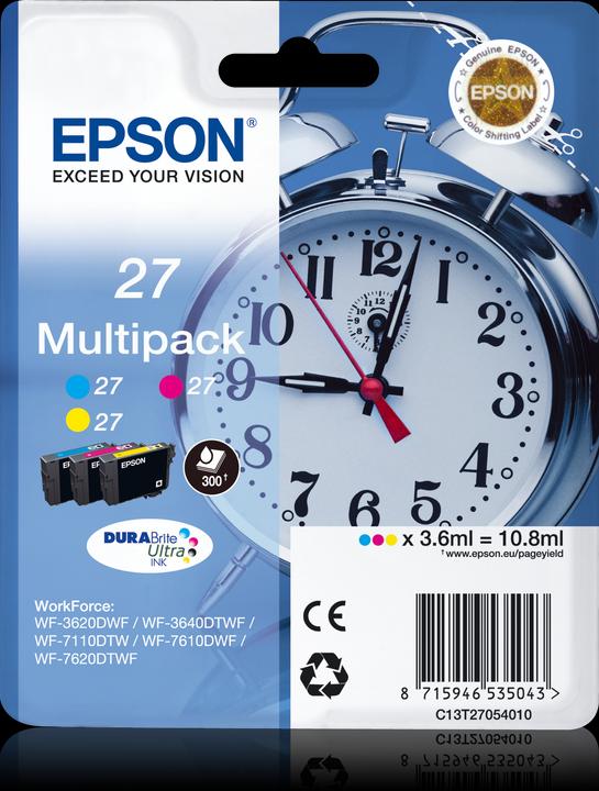 Epson 27 Multipack DuraBrite Ultra (M, C, Y)