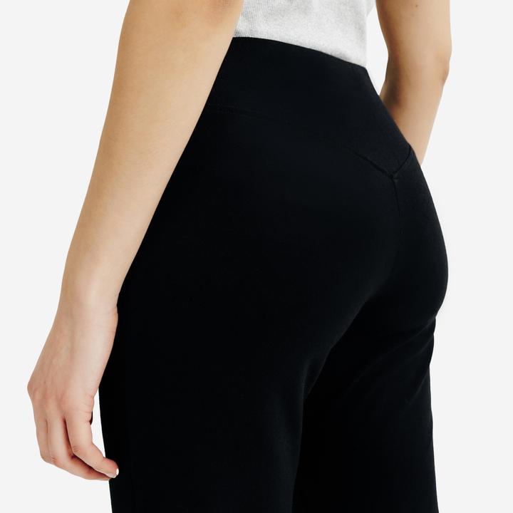 Produktbild Decathlon Leggings Damen ausgestelltes Bein - schwarz (W35)
