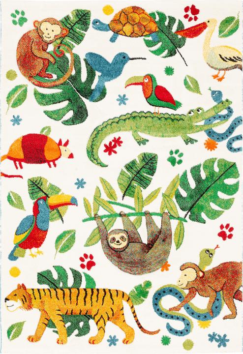 Actual product image Pergamon Children carpet Maui Kids jungle (120 x 170 cm)