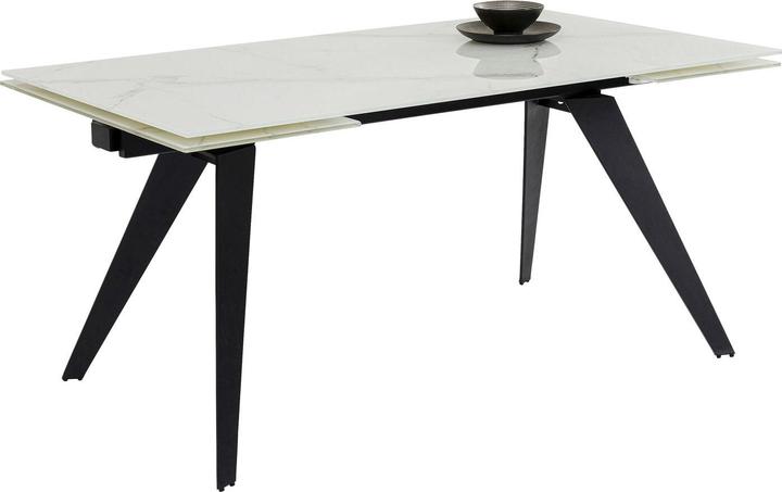 Kare Design Ausziehtisch Amsterdam Marble 160(40+40)x90cm (240 x 90 x 76 cm)