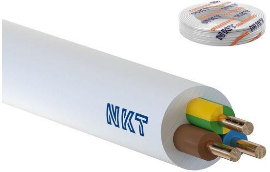 Produktbild TFK NKT 172171006C0100/100M Installationskabel YDY 5x10 gelb 450/750V, Verpackung 100m (100 m)