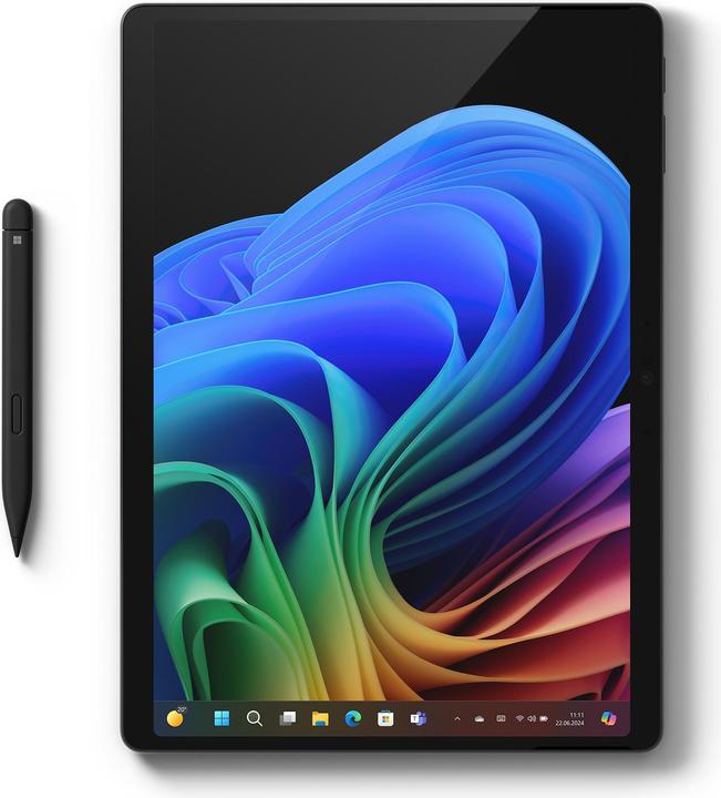 Produktbild Microsoft Surface Pro – Copilot+ PC (mit Netzteil) – 11. Edition (13", Snapdragon X Elite X1E-80-100, 16 GB, 1000 GB, Ohne Tastaturlayout)