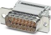 Actual product image Phoenix Contact D-SUB male connector 90 ° Number of poles: 15 Schneid-Klemm VS-15-ST-DSUB-FK 10 pcs.