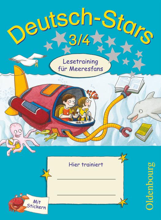 Image du produit Deutsch-Stars 3/4. Lesetraining für Meeresfans (Allemand, Cornelia Scholtes, Annette Webersberger, Ursula de Coast, 2012)
