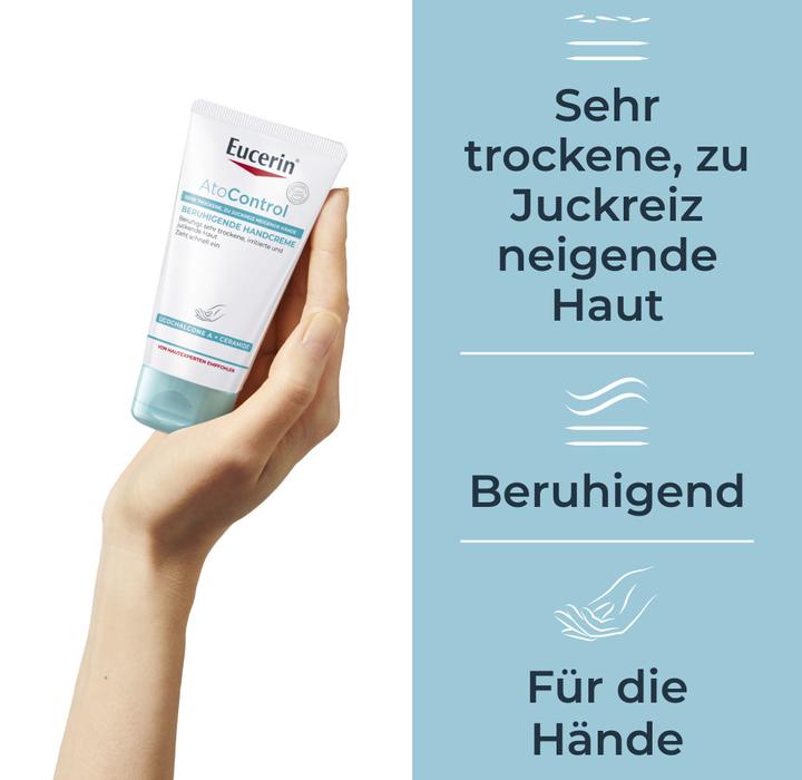 Actual product image Eucerin AtoControl Soothing Hand Cream (75 ml)