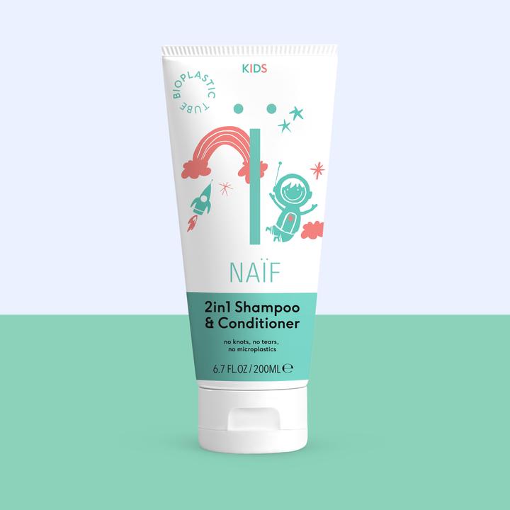 Produktbild Naïf 2 in1 Shampoo Kids (200 ml, Flüssiges Shampoo)