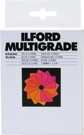 Immagine prodotto Ilford Set di filtri MG 8,9x8,9cm #1762628 (89 mm, Filtro di contrasto)