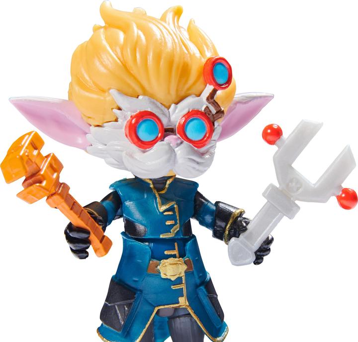 Actual product image Spin Master League of Legends action figures (Vi, Caitlyn, Ekko, Heimerdinger and exclusive Jinx)