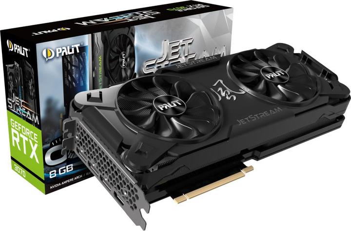 Actual product image Palit GeForce RTX 3070 Jetstream OC (8 GB)