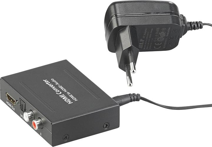 Image du produit Auvisio Convertisseur audio HDMI vers TOSLINK et RCA stéréo (Commutateur vidéo)