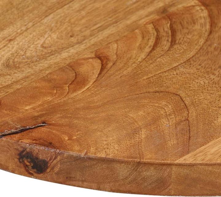 Immagine prodotto VidaXL Piano del tavolo Piano in legno Piano in legno massiccio Ø 80x2,5 cm Rotondo Legno massiccio Mango (80 x 2,5 cm)