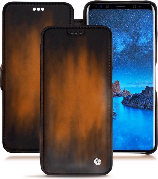 Productafbeelding Noreve Lederen omslag horizontaal (Samsung Galaxy S9)