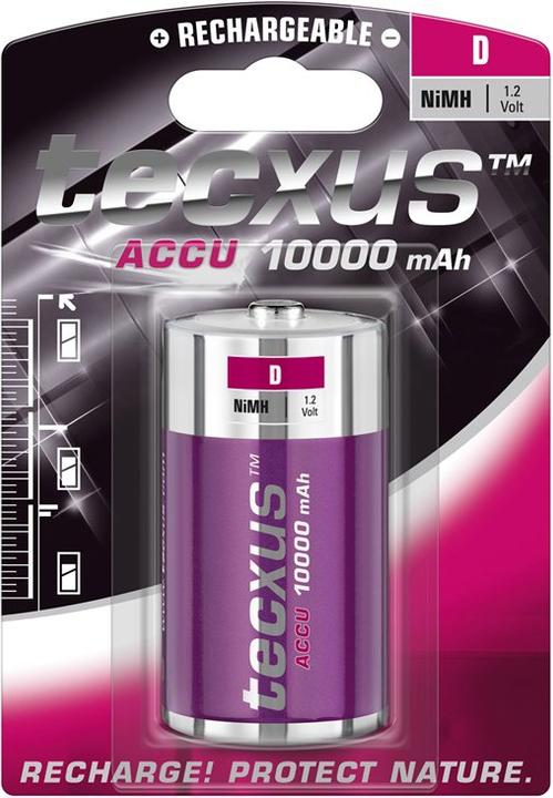 Produktbild Tecxus D Mono/HR20 - 10000 mAh (1 Stk., D, 10000 mAh)