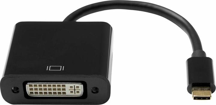 ProXtend USB-C (M) to DVI-I 24+5 (F) Adapter, Black 10m (USB Typ-C, 1000 cm)