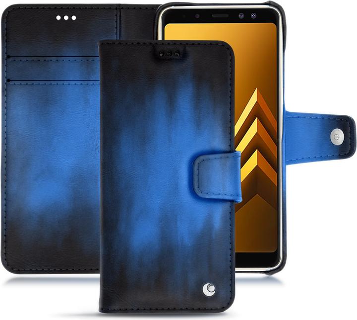 Noreve Lederschutzhülle Wallet (Samsung Galaxy A8+)
