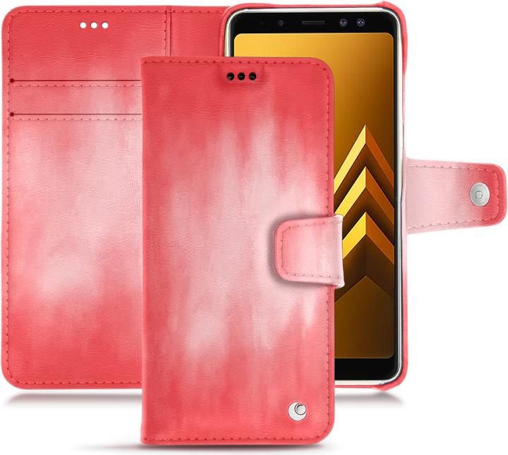 Noreve Lederschutzhülle Wallet (Samsung Galaxy A8+)